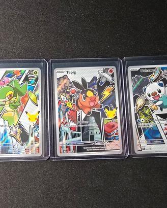 Trio Starter Unima Pokemon Compagni Serie 2
