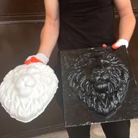Stampi Cemento o Gesso , Matrice Forma Testa Leone
