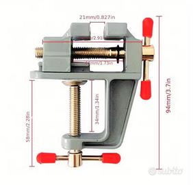 Mini Hobby Tavolo Morsa Mini morsetto morsa noce Hobby Tavolo Mestiere gioielli Morsa banco Piccola morsa con scanalatura orizzontale