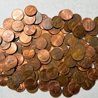 Lotto 100 monete da 1 Centesimo USA