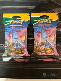 Pokemon pacchetti paper evoluzioni eteree