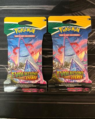 Pokemon pacchetti paper evoluzioni eteree