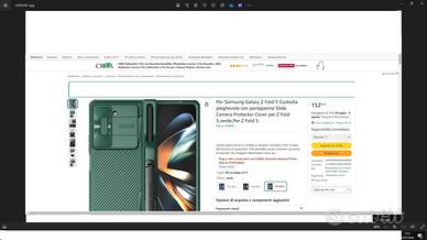 CUSTODIA NUOVA MAI APERTA PER SAMSUNG Z FOLD5