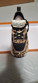 scarpe sneakers Voila Blanche nuove leopardate 38