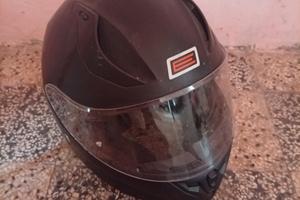 Casco integrale nero opaco taglia XL 