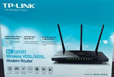 TP-Link VR400 - Router wifi - modem DSL - 4 porte