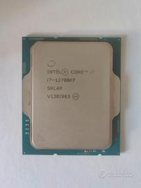 CPU PROCESSORE INTEL I7 12700KF UNLOCKED LGA 1700