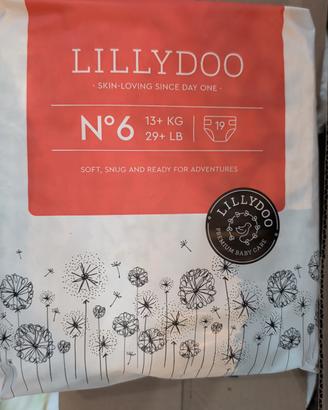 Pannolini LILLYDOO delicati sulla pelle taglia 6 