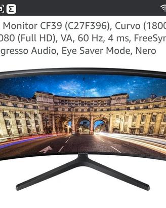 monitor gaming 27" curvo 
