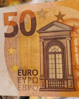 50 euro con ultime 4 cifre seriali uguali