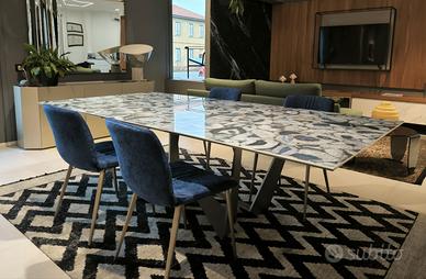 TONIN CASA- TAVOLO REVERSE+ SEDIE