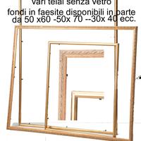 CORNICI DI VARIE TIPOLOGIE E DIMENSIONI