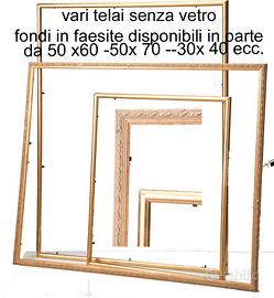 CORNICI DI VARIE TIPOLOGIE E DIMENSIONI