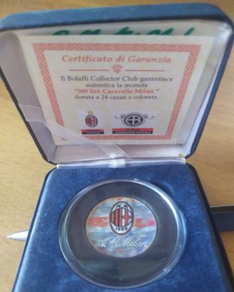 MONETA BOLAFFI MILAN 500 LIRE CARAVELLE