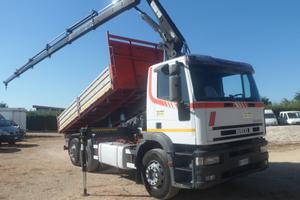 Iveco eurotech 190e42 ribaltabile con gru