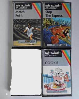 Collezione Giochi Sinclair ZX Spectrum Originali