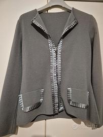 Cardigan corto grigio