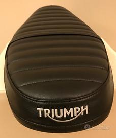 Sella pelle nera Triumph Special originale