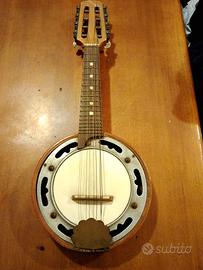 Antico Banjo-Mandolino a 6 corde 