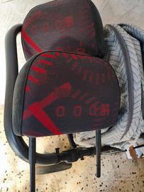 2 Poggiatesta posteriori Lancia Y Elefantino Rosso