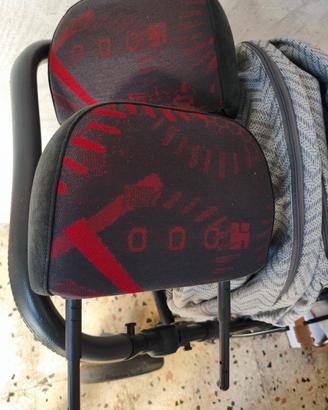 2 Poggiatesta posteriori Lancia Y Elefantino Rosso