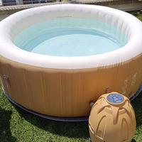 Piscina gonfiabile layZ spring con motore