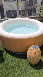 Piscina gonfiabile layZ spring con motore