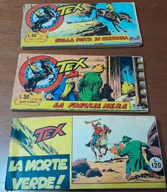 3 strisce tex 2 aut.478 rare da collezione