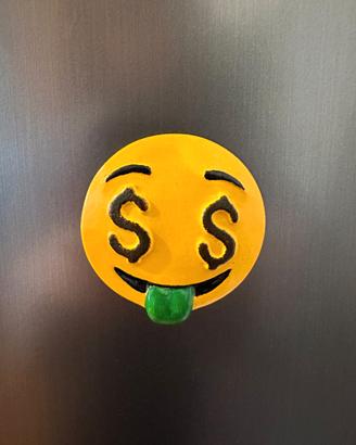 CALAMITA EMOJI IN GESSO CERAMICO DIPINTO A MANO