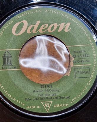 DISCO VINILE 45 GIRI ODEON THE BEATLES