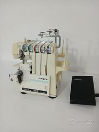 Macchian da Cucire Singer Utralock 400 5 Fili Vint