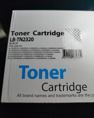 Toner black per stampante uso ufficio