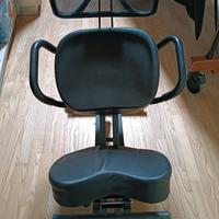 sedia  ergonomica posturale con schienale 