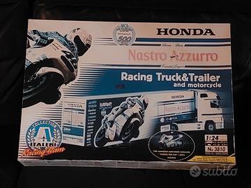 Italeri Racing Truck + Trailer + NSR500 1:24 nuovo