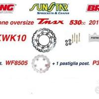 Kit 3 dischi freno braking wave + pastiglie 530
