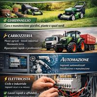 Manutentore mecc. elettricista. Vernic ind tras