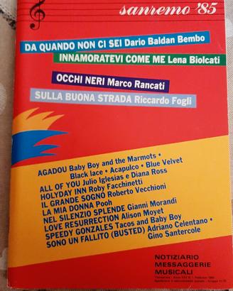 lotto di spartiti musicali ricordi 