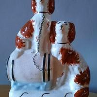 Statuetta di ceramica Staffordshire, fine 1800