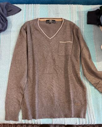 Maglione Nazareno Gabrielli M - Marrone / Rosa