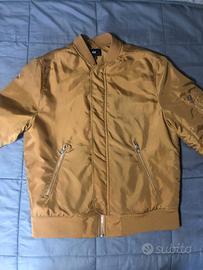 Giacca bomber uomo color oro