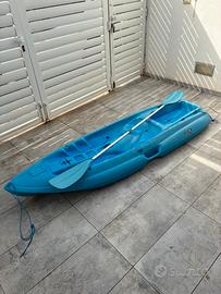Kayak Lifetime monoposto blu + pagaia – ottime