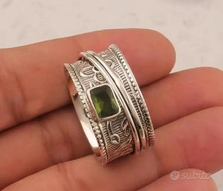 Anello in Argento sterling 925 con topazio