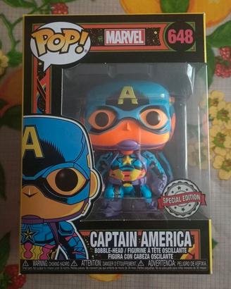Captain America Funko Pop 648 Special edition nuov
