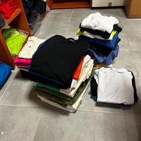Stock t-shirt vari colori e taglie e marche