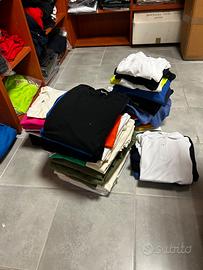 Stock t-shirt vari colori e taglie e marche