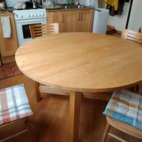 Tavolo da cucina rotondo + sedie