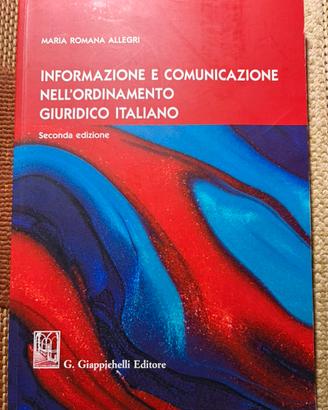Informazione e comunicazione nellordina giuridico