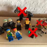 Lotto 9 minifigure Lego vintage