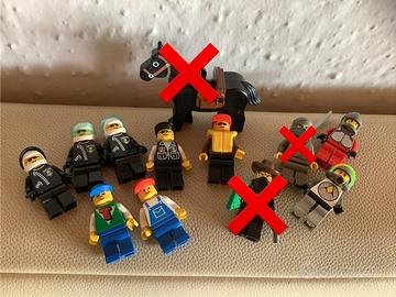 Lotto 9 minifigure Lego vintage