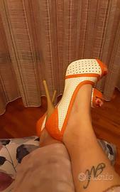 scarpe con plateau da donna